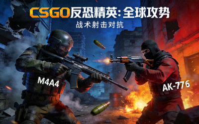 CSGO反恐精英全球攻势游戏封面图展示战术射击对抗画面